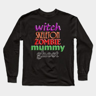 The Fabulous Five - Halloween Edition Long Sleeve T-Shirt